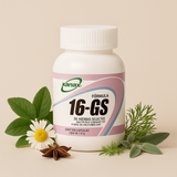 16-GS Cápsulas, Fórmula Herbal para Gastritis, Agruras y Acidez · 100 cápsulas