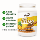 Super Linaza 51 – Fibra de Linaza con Hierbas Naturales (Sabor Piña)