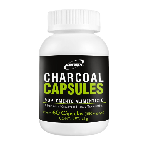 Purificación, Desintoxicación Natural Carbón Activado de Coco 100% PURO Charcoal Capsules