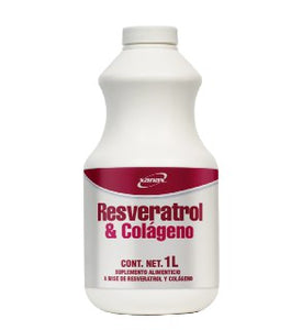 Piel mas Joven Resveratrol & Colágeno Hidrolizado Tónico, Fuente de la Eterna Juventud, Antioxidante, Radicales Libres, Articulaciones